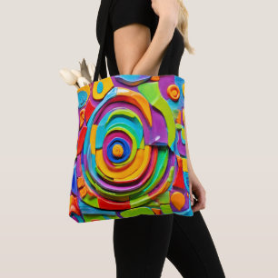 Bolso De Tela Colorida obra de escultura surrealista