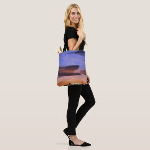 Bolso De Tela Colorida puesta de sol por Shirley Taylor