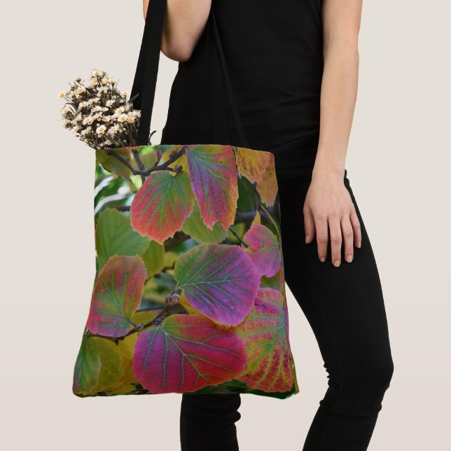 Bolso De Tela Coloridas hojas de peregrinación (Detalle)