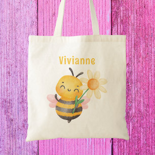Bolso De Tela Coloridas Niñas Abeja Lindas Modernas Kids