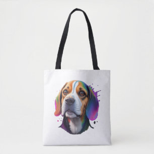Bolso De Tela colorido beagle