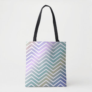 Bolso De Tela Colorido brillante Zigzag