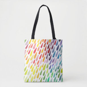 Bolso De Tela Colorido conjunto de salpicaduras de acuarela