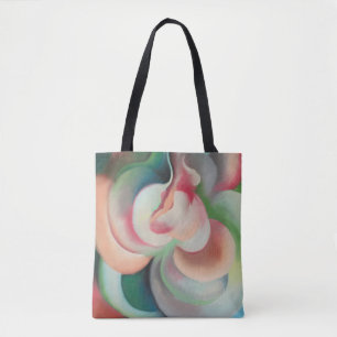 Bolso De Tela Colorido cuadro abstracto de flores Georgia O'Keef