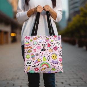 Bolso De Tela Colorido Cute Kawai Inspirador de diseño