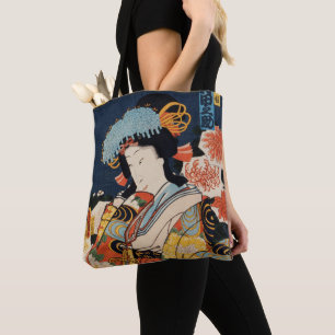 Bolso De Tela Colorido de estilo asiático de estilo vintage jap