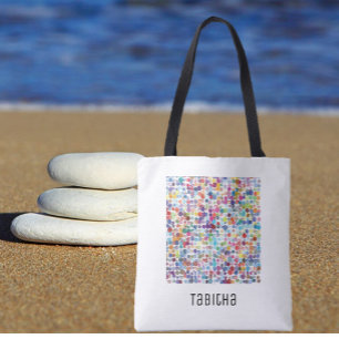 Bolso De Tela Colorido de la bandeja de pintura artística