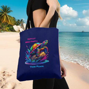 Bolso De Tela Colorido Esplash de tortuga