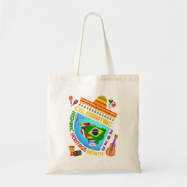 Bolso De Tela Colorido MES DE LA HERENCIA HISPANA