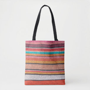Bolso De Tela Colorido mexicano, peruano estilo de la superficie
