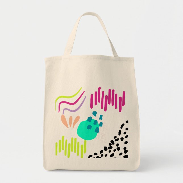 Bolso De Tela Colorido moderno (Frente)
