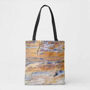 Bolso De Tela Colorido patrón de pared de piedra natural en una