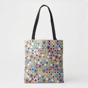 Bolso De Tela Colorido patrón islámico sin foco