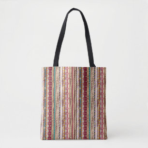 Bolso De Tela Colorido patrón tribal de Boho étnico