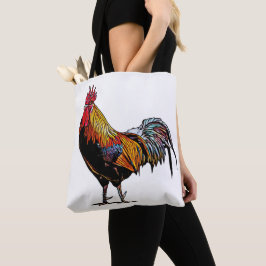 Bolso De Tela Colorido Rooster