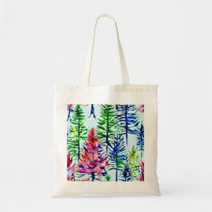 Bolso De Tela Colorido Tote de tela de pinos acuáticos