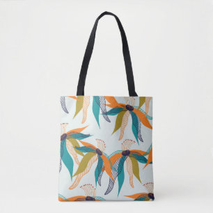 Bolso De Tela Colorido trendy floral sin costura a mano