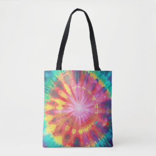 Bolso De Tela Colorido vibrante tinte de los dedos #1