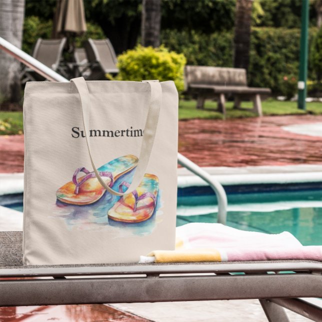 Bolso De Tela coloridos flops de labios acuáticos personalizable (Subido por el creador)