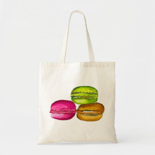 Bolso De Tela Coloridos Macarons acuarela arte funky