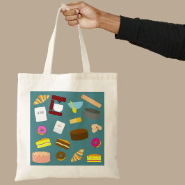 Bolso De Tela Coloridos Productos Al Horno Y Utensilios De Horne