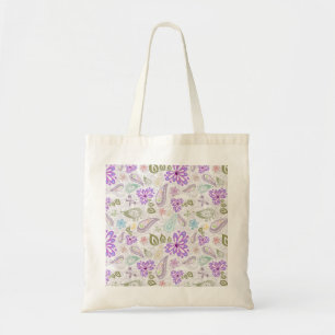 Bolso De Tela Coloridos y bonitos motivos de paisajes pastel