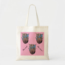 Bolso De Tela Colourful Owl Tote Bag