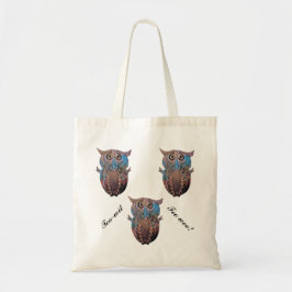 Bolso De Tela Colourful Quirky Owl Tote Bag