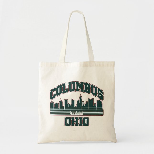 Bolso De Tela Columbus.Ohio (Frente)