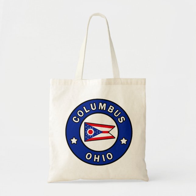 Bolso De Tela Columbus Ohio (Frente)