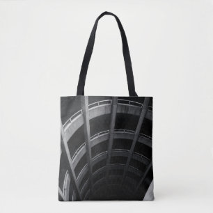 BOLSO DE TELA COLUMNAS GRIS CONCRETAS