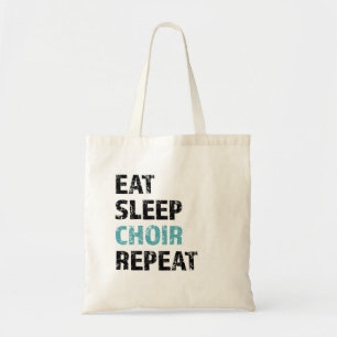 Bolso De Tela Coma, duerme, coro, repite