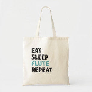 Bolso De Tela Coma, duerme, flauta, repite