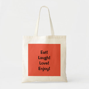 Bolso De Tela ¡Coma! ¡Risa! ¡Amor! … Tote de la cita