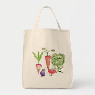 Bolso De Tela Coma sus Veggies antes de que le coman