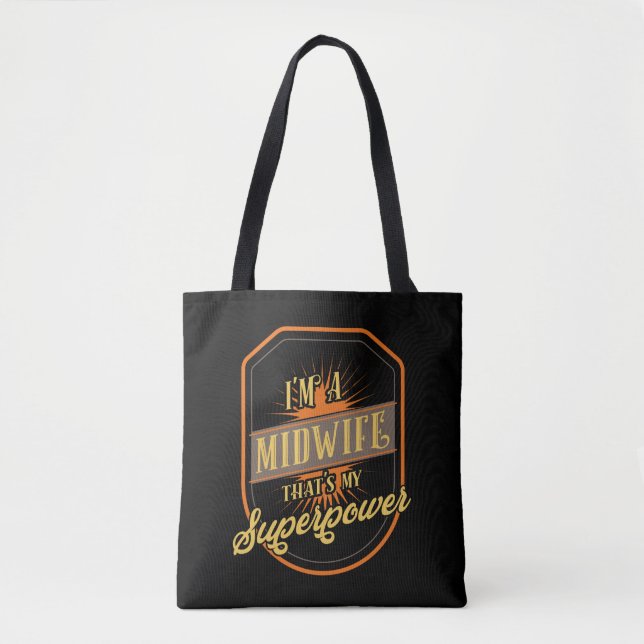 Bolso De Tela Comadrona (Anverso)