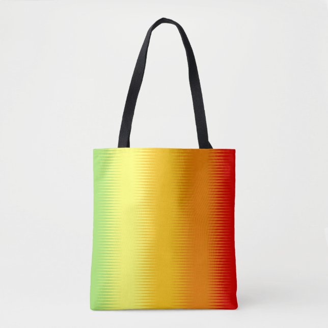 Bolso De Tela Combo verde amarillo Naranja rojo (Anverso)