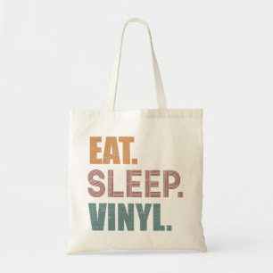 Bolso De Tela Come. Duerme. Vinyl.