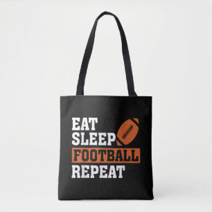 Bolso De Tela Come Fútbol Dormir Repetir Impresionante Amar Fútb