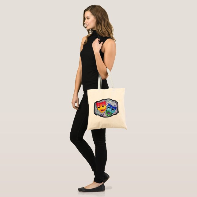 Bolso De Tela Comedia y tragedia (Anverso (modelo))