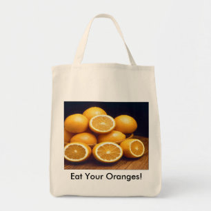 Bolso De Tela Comer a sus Naranjas