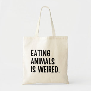 Bolso De Tela Comer Animales Es Vegan Weired