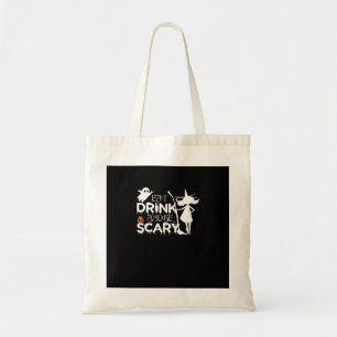 Bolso De Tela Comer Bebida Y Ser Divertido Miedo