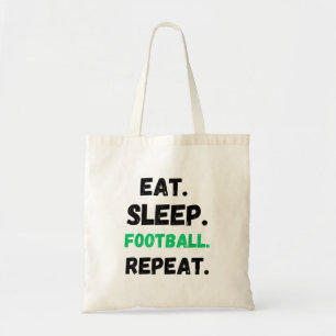 Bolso De Tela Comer Dormir Fútbol Repetir Lindo Comer Dormir Fút