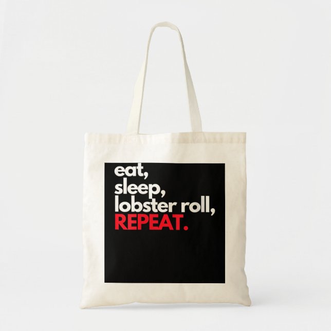 Bolso De Tela Comer el rollo del langosta del sueño Regalos de l (Frente)