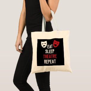 Bolso De Tela Comer el teatro de sueño repetir regalo de teatro 