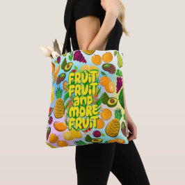 Bolso De Tela Comer más fruta | yoga alimenticio saludable con m