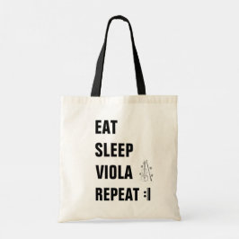 Bolso De Tela Comer música repetida de la viola del sueño