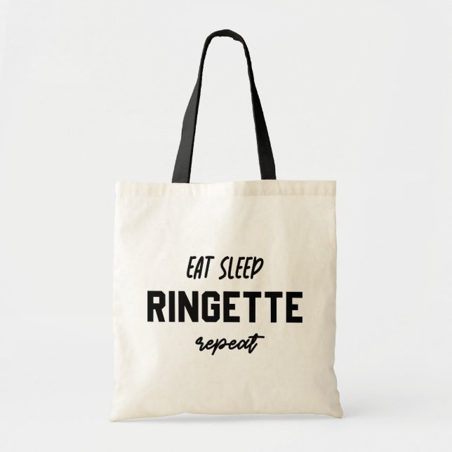 Bolso De Tela Comer Ringette Sleep Repetir Ringette Player Regal (Frente)