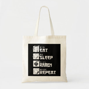 Bolso De Tela Comer Sleep Anime Repetir Idea de Regalo Cosplayer